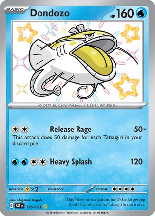 Dondozo (126/091) [SV Paldean Fates] Holofoil - Shiny Rare