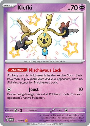 Klefki (159/091) [SV Paldean Fates] Holofoil - Shiny Rare