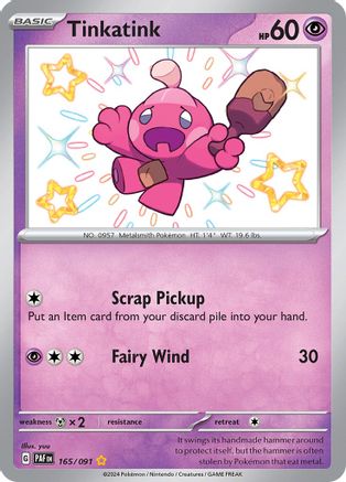 Tinkatink (165/091) [SV Paldean Fates] Holofoil - Shiny Rare
