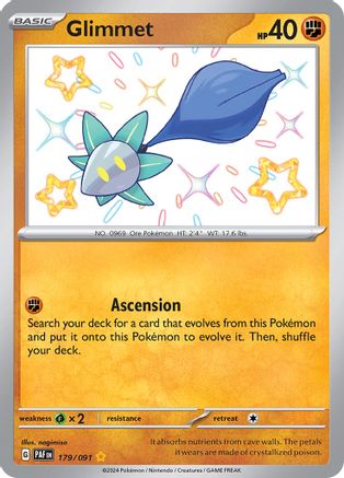 Glimmet (179/091) [SV Paldean Fates] Holofoil - Shiny Rare