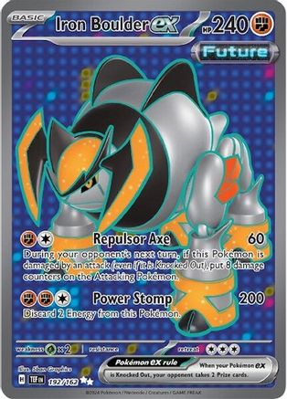 Iron Boulder ex (192/162) [SV05 Temporal Forces] Holofoil - Ultra Rare