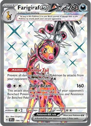 Farigiraf ex (194/162) [SV05 Temporal Forces] Holofoil - Ultra Rare
