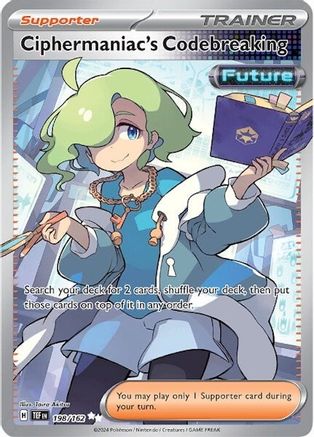Ciphermaniac's Codebreaking (198/162) [SV05 Temporal Forces] Holofoil - Ultra Rare