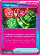 Unfair Stamp (165) [SV06 Twilight Masquerade] Holofoil - ACE SPEC Rare