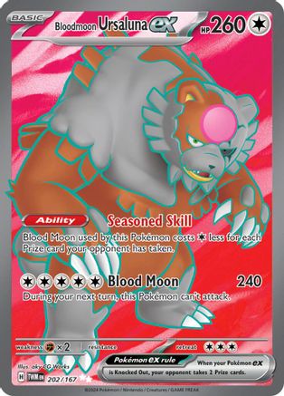Bloodmoon Ursaluna ex (202/167) [SV06 Twilight Masquerade] Holofoil - Ultra Rare