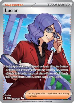 Lucian (208/167) [SV06 Twilight Masquerade] Holofoil - Ultra Rare