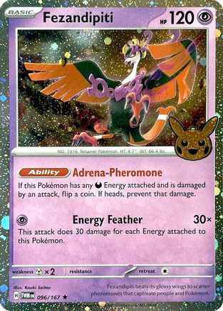 Fezandipiti (Cosmos Holo) (096) [Trick or Trade BOOster Bundle 2024] Holofoil - Holo Rare