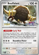 Bouffalant (Prerelease) [Staff] (136) [SV Scarlet & Violet Promo Cards] Reverse Holofoil - Promo