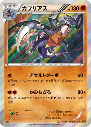 Garchomp (051/080) - XY9 Rage of the Broken Heavens Unlimited Holofoil