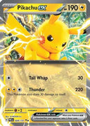 Pikachu ex (028/131) [SV Prismatic Evolutions] Holofoil - Double Rare