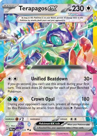 Terapagos ex (092/131) [SV Prismatic Evolutions] Holofoil - Double Rare