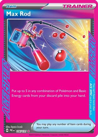 Max Rod (116) [SV Prismatic Evolutions] Holofoil - ACE SPEC Rare