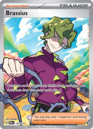 Brassius (135) [SV Prismatic Evolutions] Holofoil - Ultra Rare