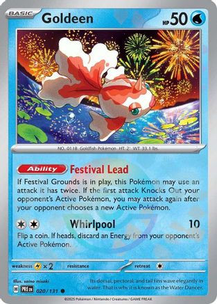 Goldeen (Poke Ball Pattern) (020) [SV Prismatic Evolutions] Holofoil - Common
