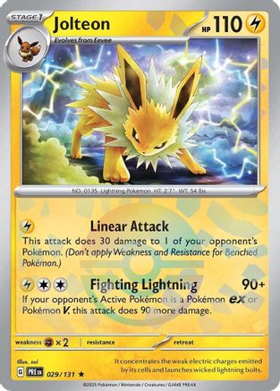 Jolteon (Poke Ball Pattern) (029) [SV Prismatic Evolutions] Holofoil - Rare