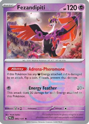 Fezandipiti (Poke Ball Pattern) (045) [SV Prismatic Evolutions] Holofoil - Rare