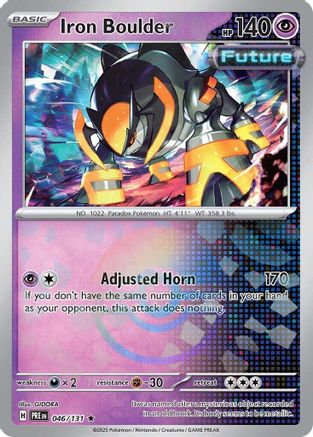 Iron Boulder (Poke Ball Pattern) (046) [SV Prismatic Evolutions] Holofoil - Rare
