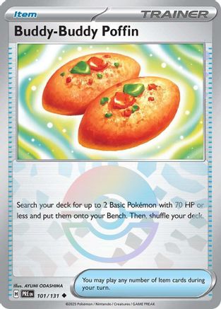 Buddy-Buddy Poffin (Poke Ball Pattern) (101) [SV Prismatic Evolutions] Holofoil - Uncommon