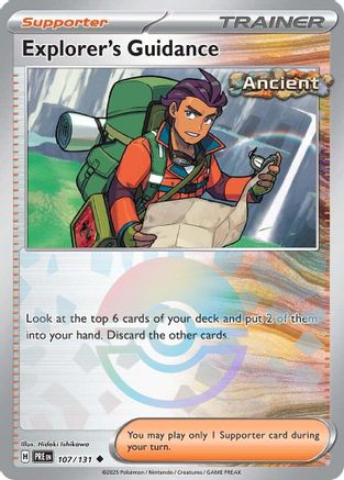 Explorer's Guidance (Poke Ball Pattern) (107) [SV Prismatic Evolutions] Holofoil - Uncommon