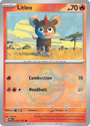 Litleo (Master Ball Pattern) (015) [SV Prismatic Evolutions] Holofoil - Common