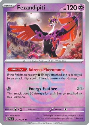 Fezandipiti (Master Ball Pattern) (045) [SV Prismatic Evolutions] Holofoil - Rare