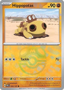 Hippopotas (Master Ball Pattern) (052) [SV Prismatic Evolutions] Holofoil - Common