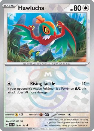 Hawlucha (Master Ball Pattern) (089) [SV Prismatic Evolutions] Holofoil - Uncommon