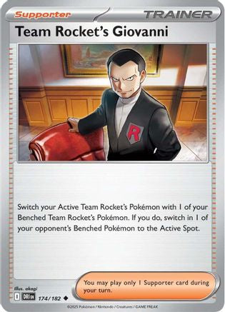 Team Rocket's Giovanni (174) [SV10 Destined Rivals] - Uncommon