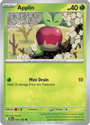 Applin (016) [SV10 Destined Rivals] Reverse Holofoil - Common