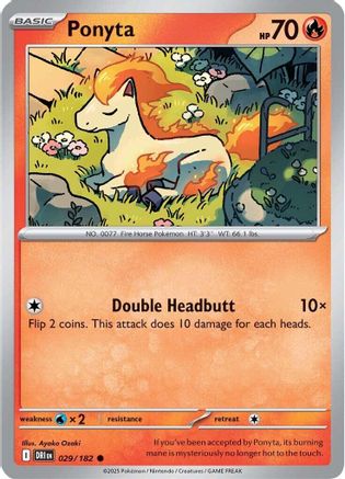 Ponyta (029) [SV10 Destined Rivals] - Common