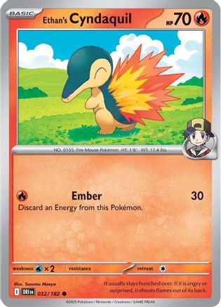 Ethan's Cyndaquil (032) [SV10 Destined Rivals] - Common