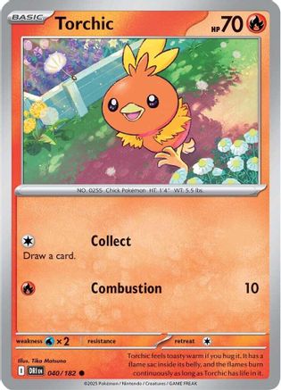 Torchic (040) [SV10 Destined Rivals] Reverse Holofoil - Common