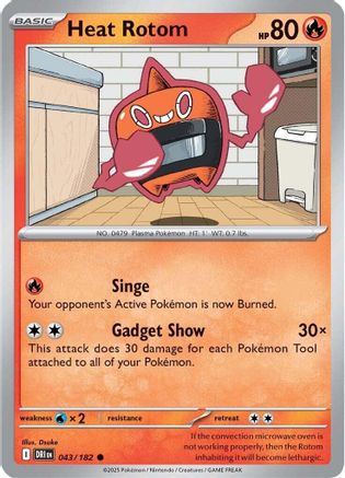 Heat Rotom (043) [SV10 Destined Rivals] - Common