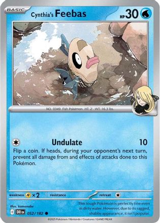 Cynthia's Feebas (052) [SV10 Destined Rivals] - Common