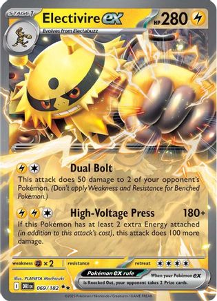 Electivire ex (069/182) [SV10 Destined Rivals] Holofoil - Double Rare