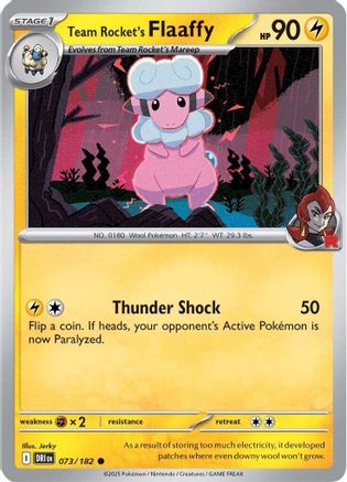 Team Rocket's Flaaffy (073) [SV10 Destined Rivals] - Common