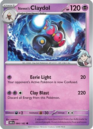 Steven's Claydol (084) [SV10 Destined Rivals] - Uncommon