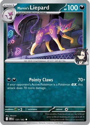 Marnie's Liepard (131) [SV10 Destined Rivals] - Uncommon