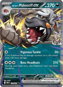 Arven's Mabosstiff ex (139/182) [SV10 Destined Rivals] Holofoil - Double Rare