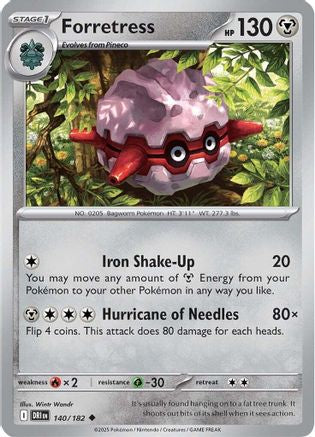 Forretress (140) [SV10 Destined Rivals] Reverse Holofoil - Uncommon