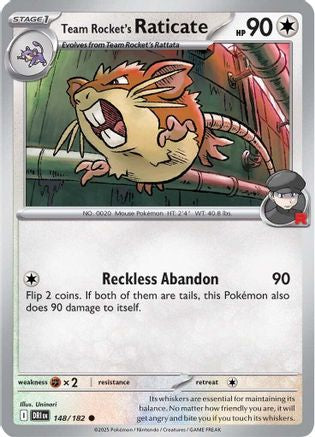 Team Rocket's Raticate (148/182) [SV10 Destined Rivals] - Common