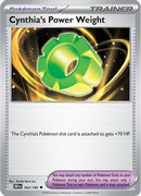 Cynthia's Power Weight (162) [SV10 Destined Rivals] Reverse Holofoil - Uncommon