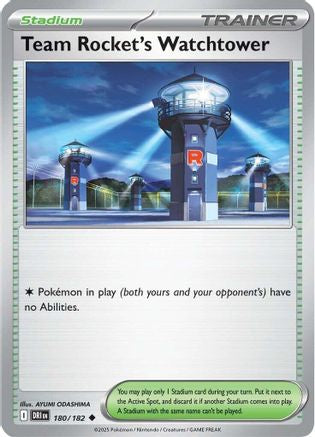 Team Rocket's Watchtower (180) [SV10 Destined Rivals] - Uncommon