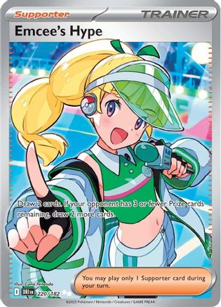 Emcee's Hype (220/182) [SV10 Destined Rivals] Holofoil - Ultra Rare