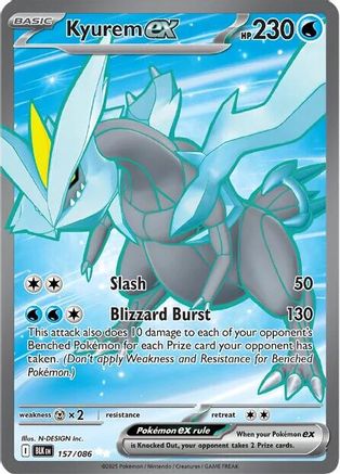 Kyurem ex (157/086) [SV Black Bolt] Holofoil - Ultra Rare