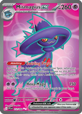 Mismagius ex (112/094) [ME02 Phantasmal Flames] Holofoil - Ultra Rare