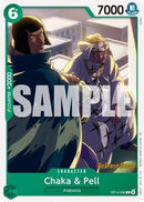 Chaka & Pell - OP14-030 (OP14-030) - The Azure Sea's Seven Release Event Cards