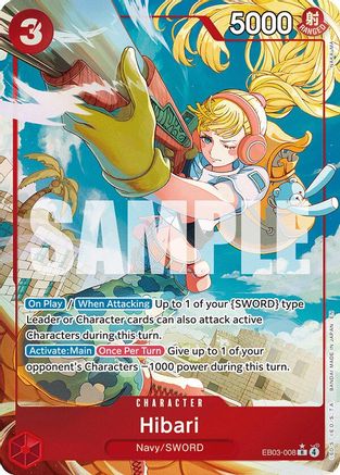 Hibari (Alternate Art) (EB03-008) - Extra Booster: One Piece Heroines Edition Foil