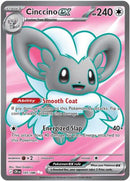 Cinccino ex (105/086) [ME04 Chaos Rising] Holofoil - Ultra Rare