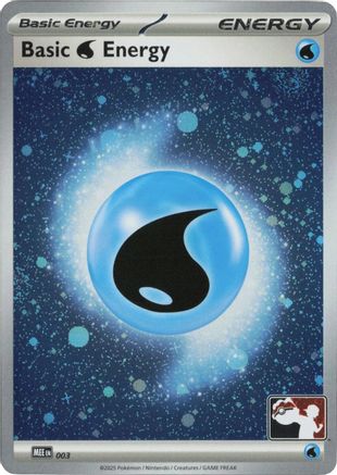 Basic Water Energy - MEE (Cosmos Holo) (003) [Prize Pack Series Cards] Holofoil - Common